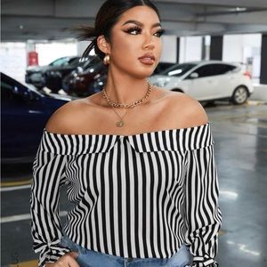 Black & White Blouse .